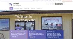 Desktop Screenshot of cliffesveterinaryclinic.com